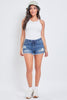 Dream High-Rise Jean Jogger Shorts with Drawstring - Final Sale