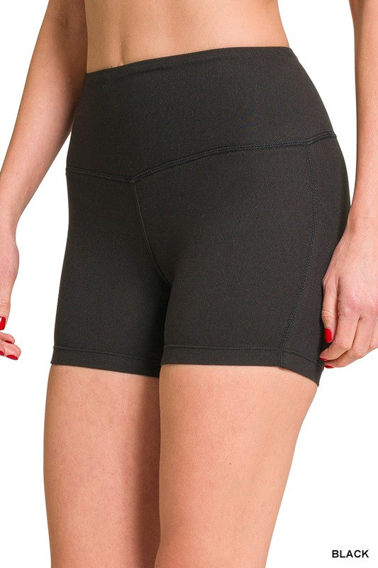 black biker shorts