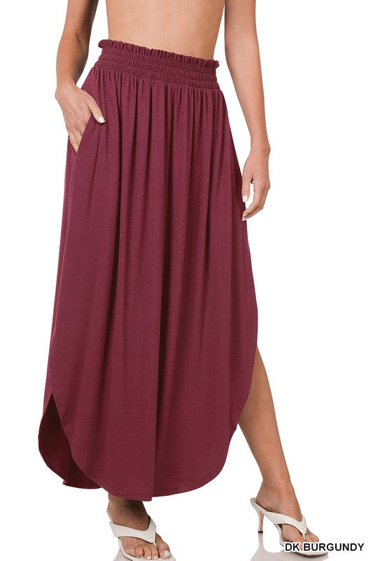 Smocked Maxi Skirt - Final Sale