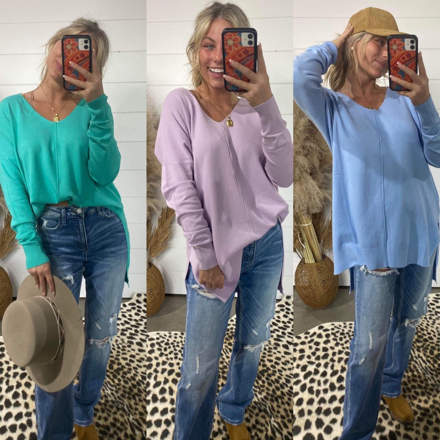 The Natalie Everyday V-Neck Tunic - Final Sale